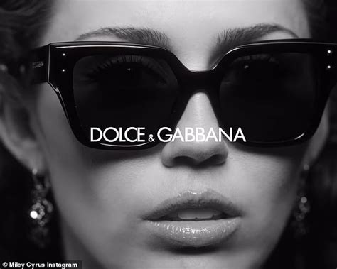 Miley Cyrus is the sultry new face of Dolce & Gabbana eyewear